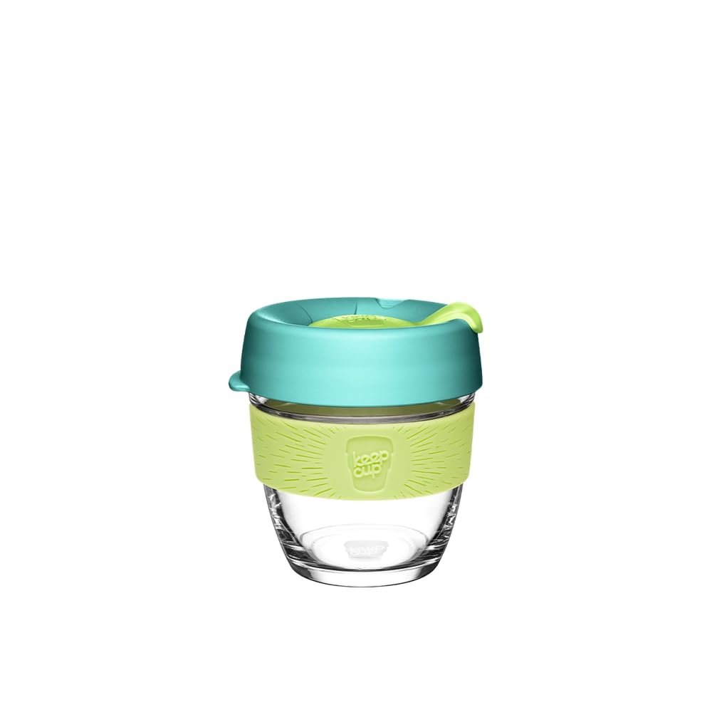 KeepCup Brew Reusable Coffee Cup | Tempered Glass & Splashproof Lid