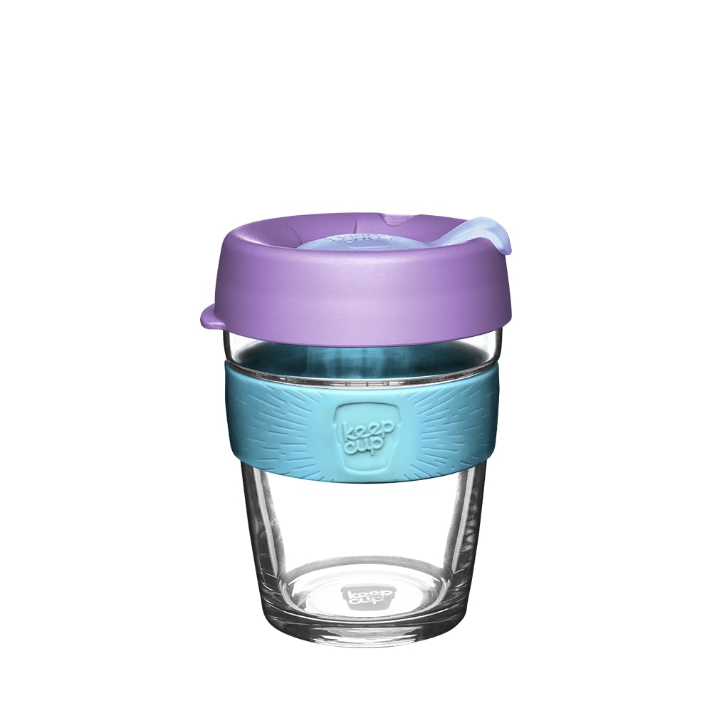 KeepCup Brew Reusable Coffee Cup | Tempered Glass & Splashproof Lid