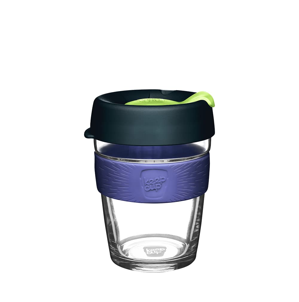 KeepCup Brew Reusable Coffee Cup | Tempered Glass & Splashproof Lid