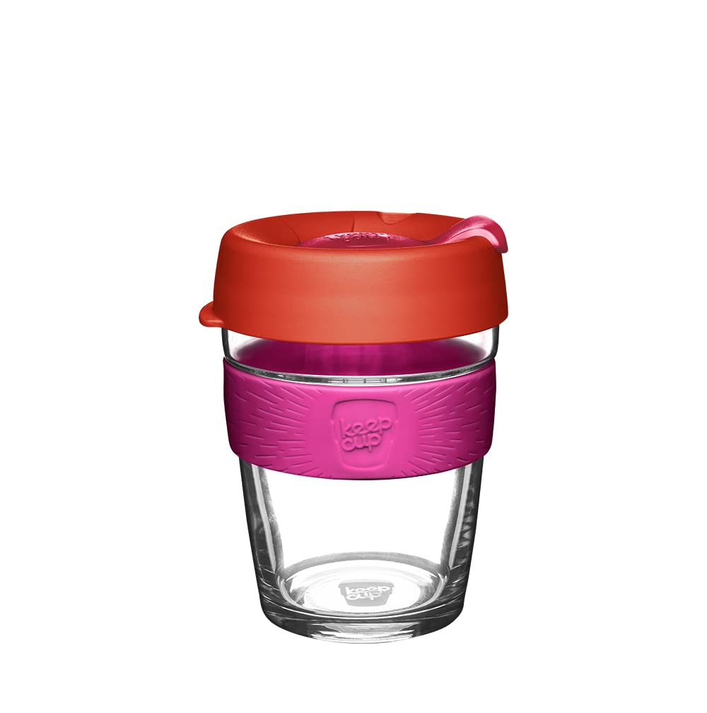KeepCup Brew Reusable Coffee Cup | Tempered Glass & Splashproof Lid