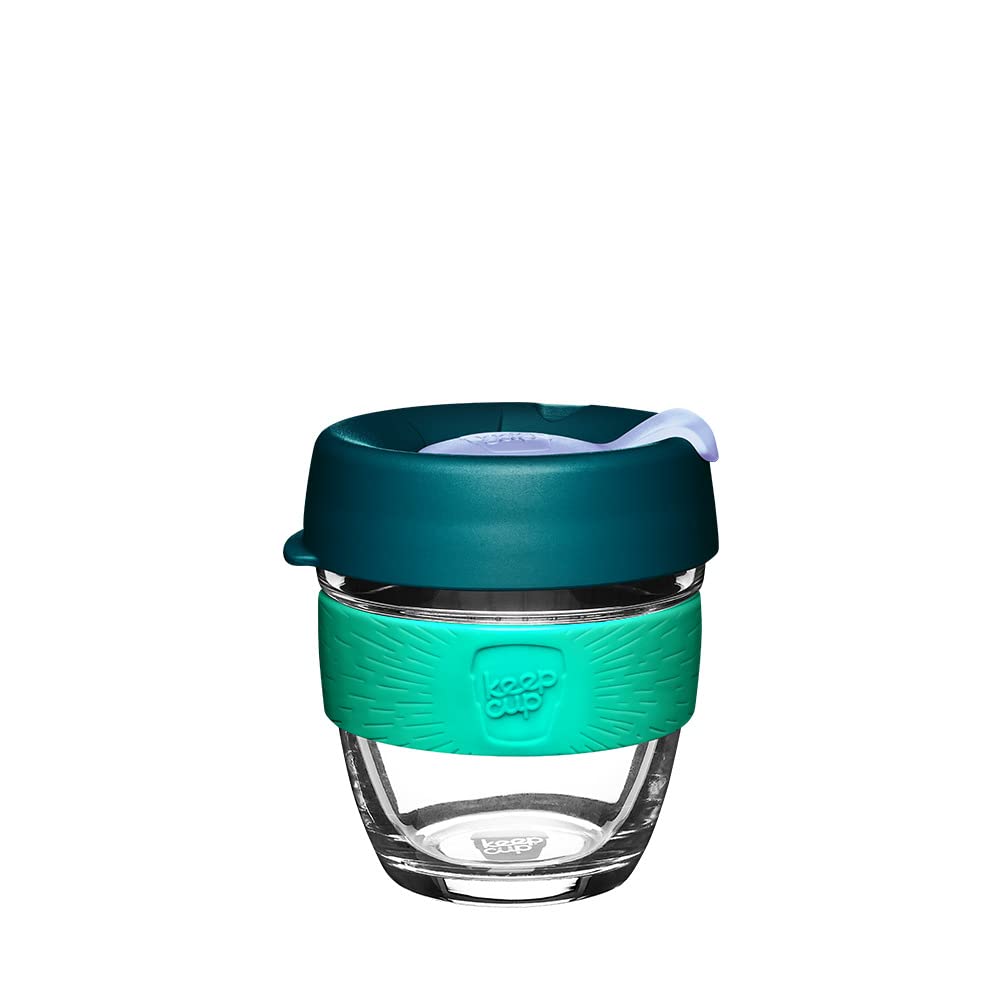 KeepCup Brew Reusable Coffee Cup | Tempered Glass & Splashproof Lid