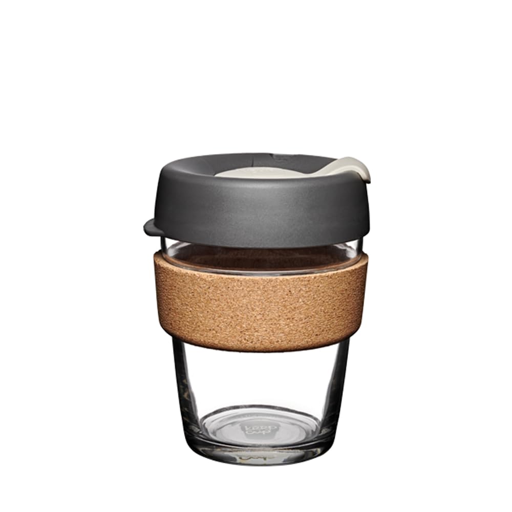 KeepCup Brew Cork Reusable Glass Coffee Cup – 6oz Daybreak