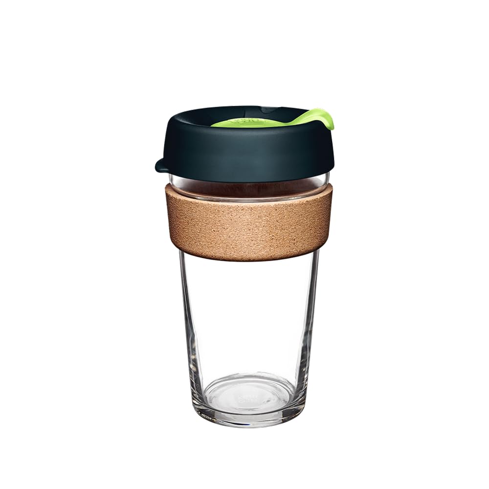 KeepCup Brew Cork Reusable Glass Coffee Cup – 6oz Daybreak