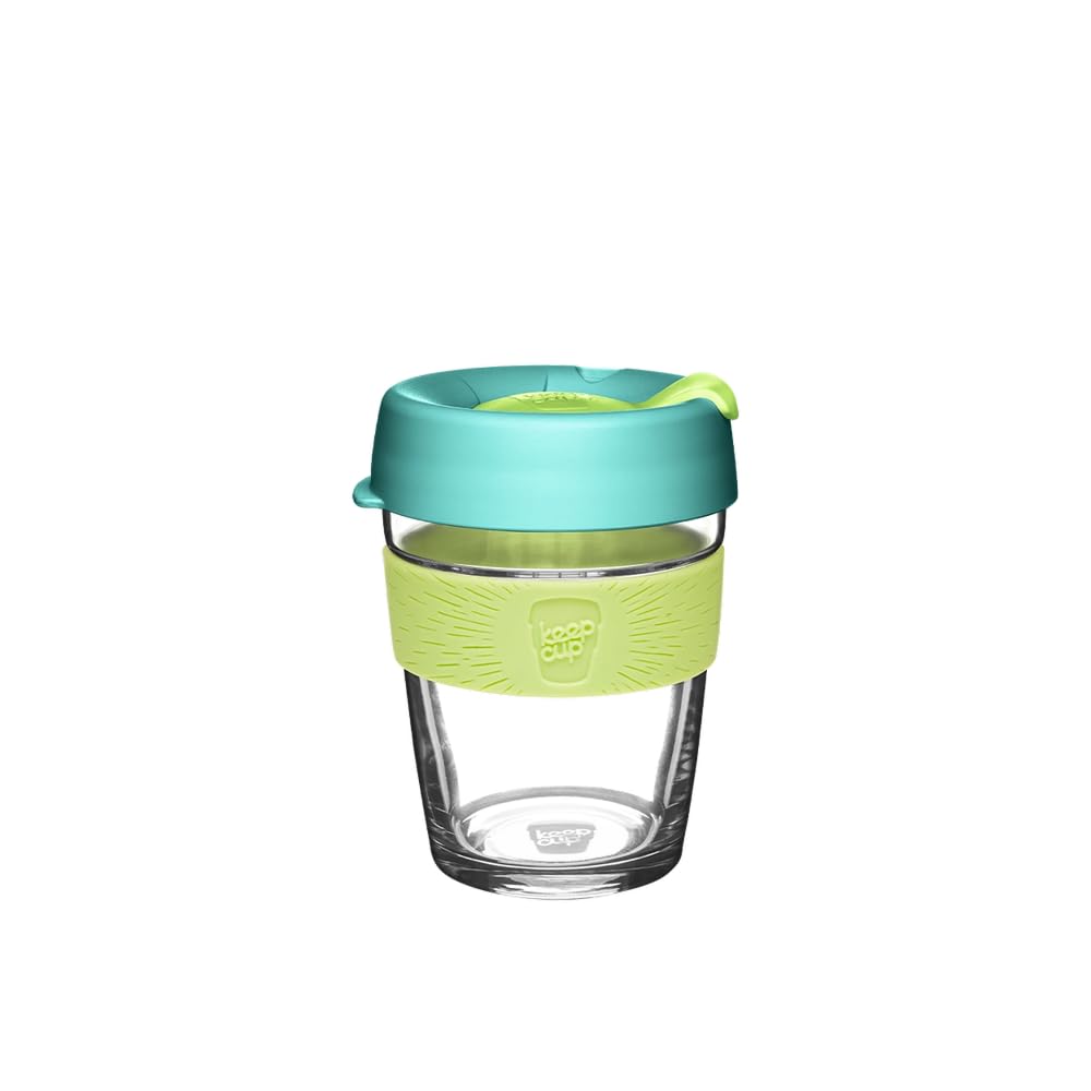 KeepCup Brew Reusable Coffee Cup | Tempered Glass & Splashproof Lid