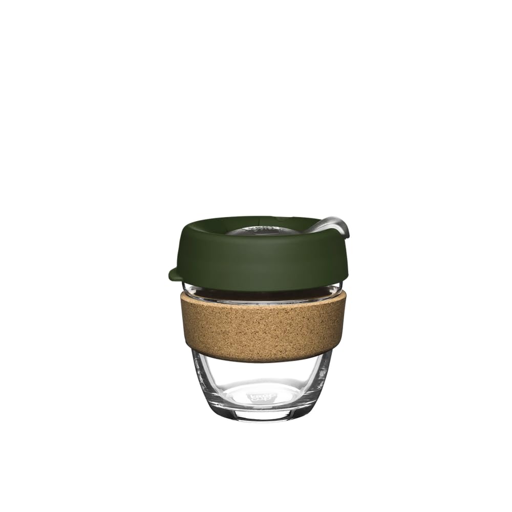 KeepCup Brew Cork Reusable Glass Coffee Cup – 6oz Daybreak