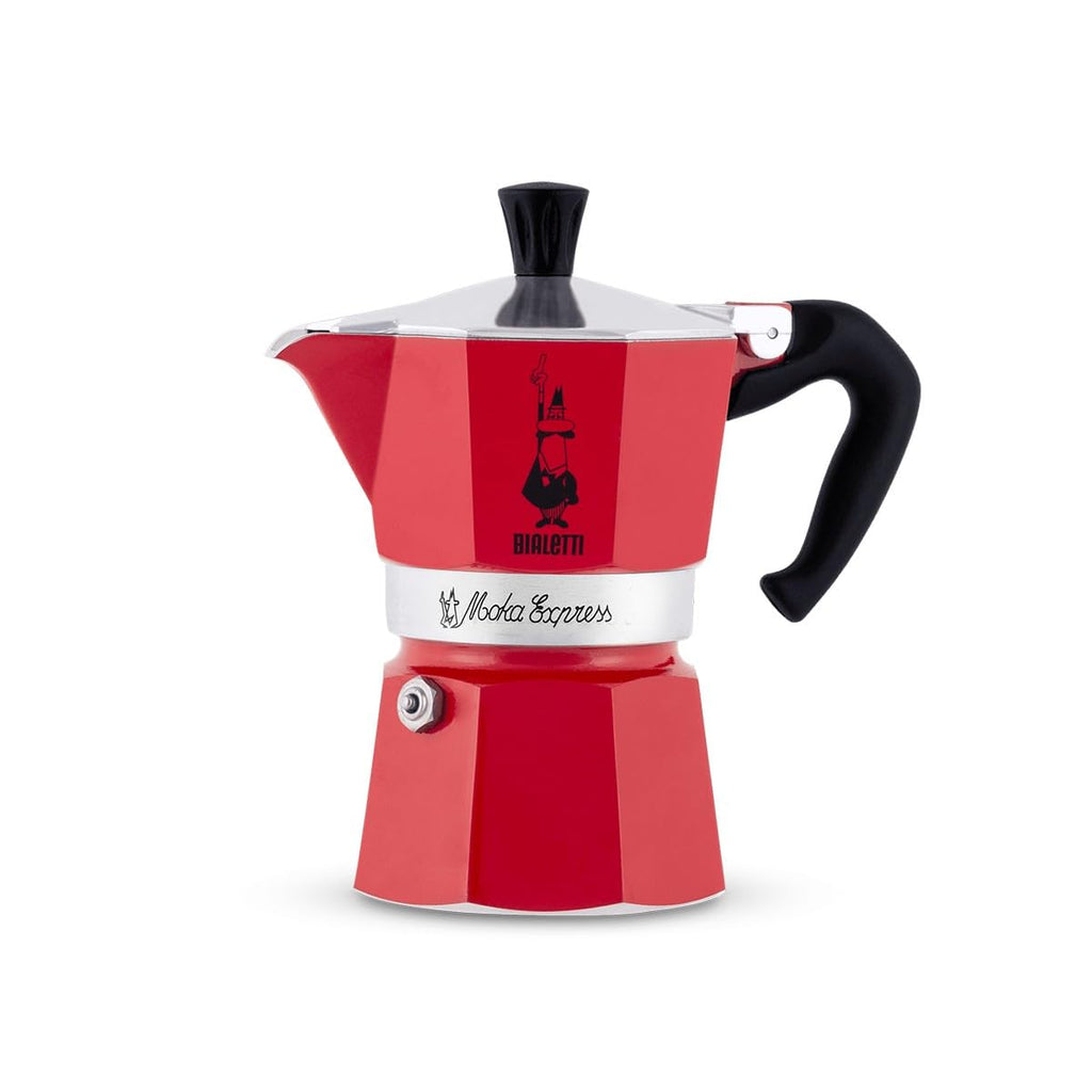 Bialetti Moka Express Aluminium Stovetop Coffee Maker (2 Cup), 8x11x11 cm, Silver