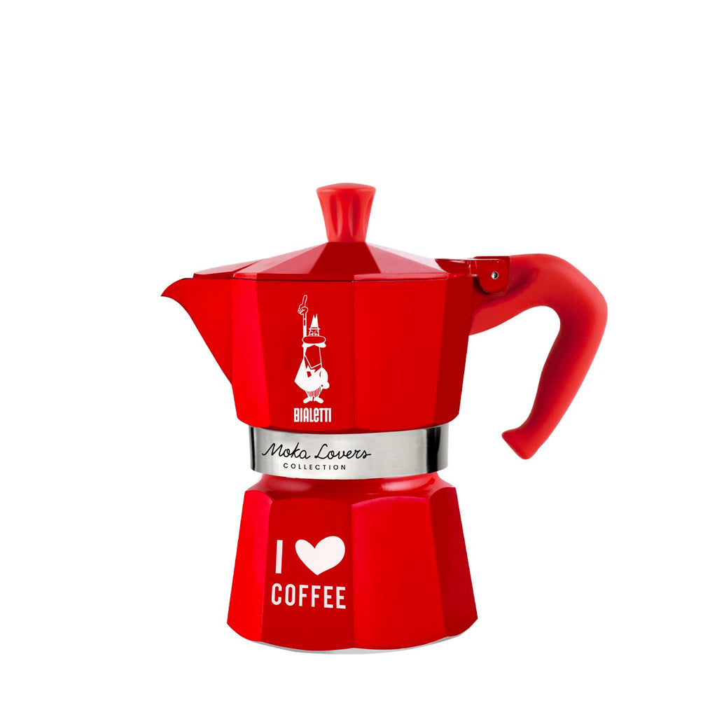 Bialetti Moka Express Aluminium Stovetop Coffee Maker (2 Cup), 8x11x11 cm, Silver