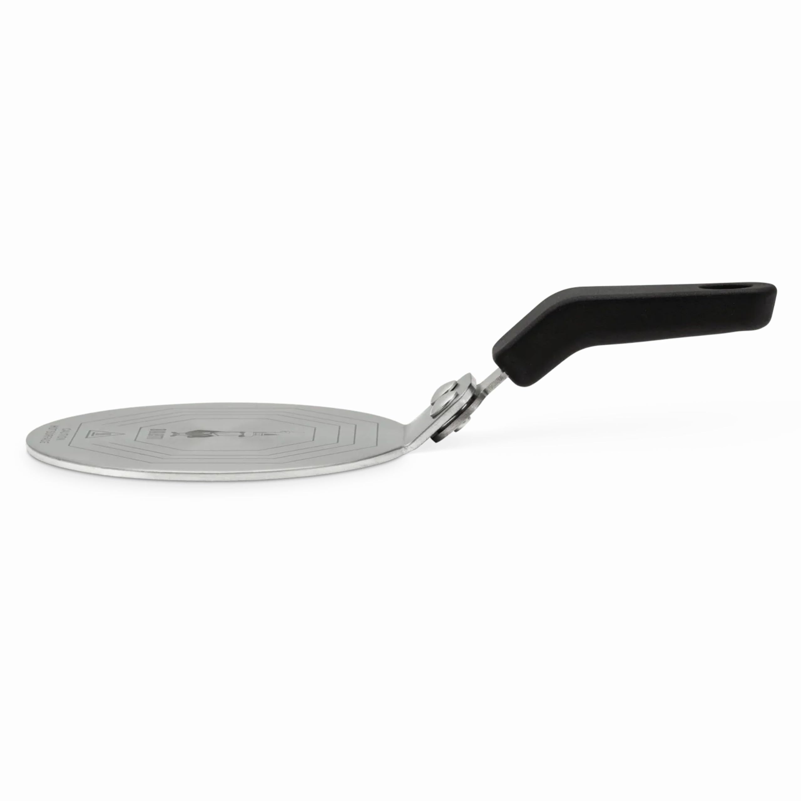 Bialetti DCDESIGN08 Piattello Induzione Per Moka Induction Plate, Suitable for Coffee Makers up to 6 Cups and Small pots, 25.5 x 13 x 5.5 cm, Steel, 6 Pints, Silver