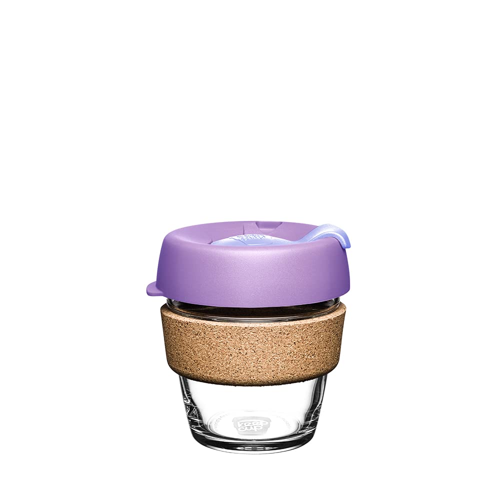 KeepCup Brew Cork Reusable Glass Coffee Cup – 6oz Daybreak