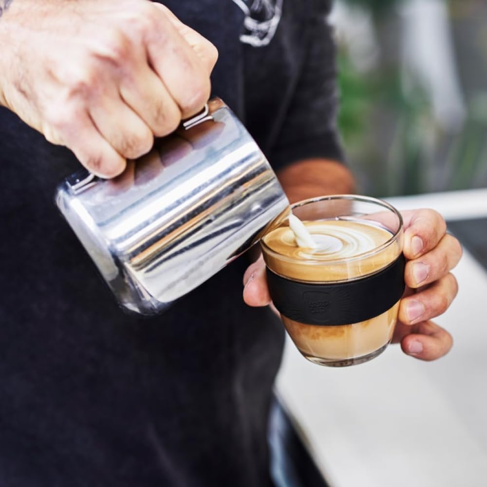 KeepCup Brew Reusable Coffee Cup | Tempered Glass & Splashproof Lid