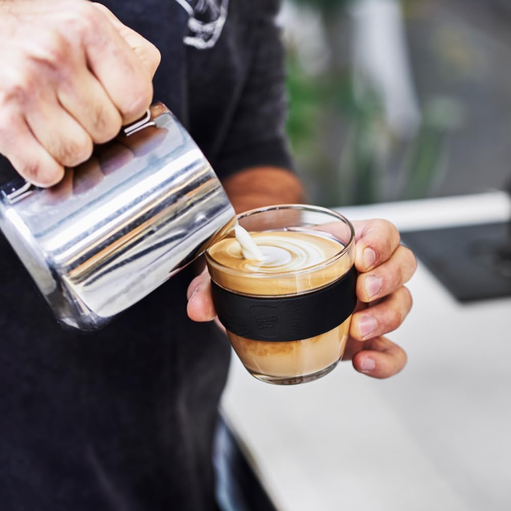 KeepCup Brew Reusable Coffee Cup | Tempered Glass & Splashproof Lid