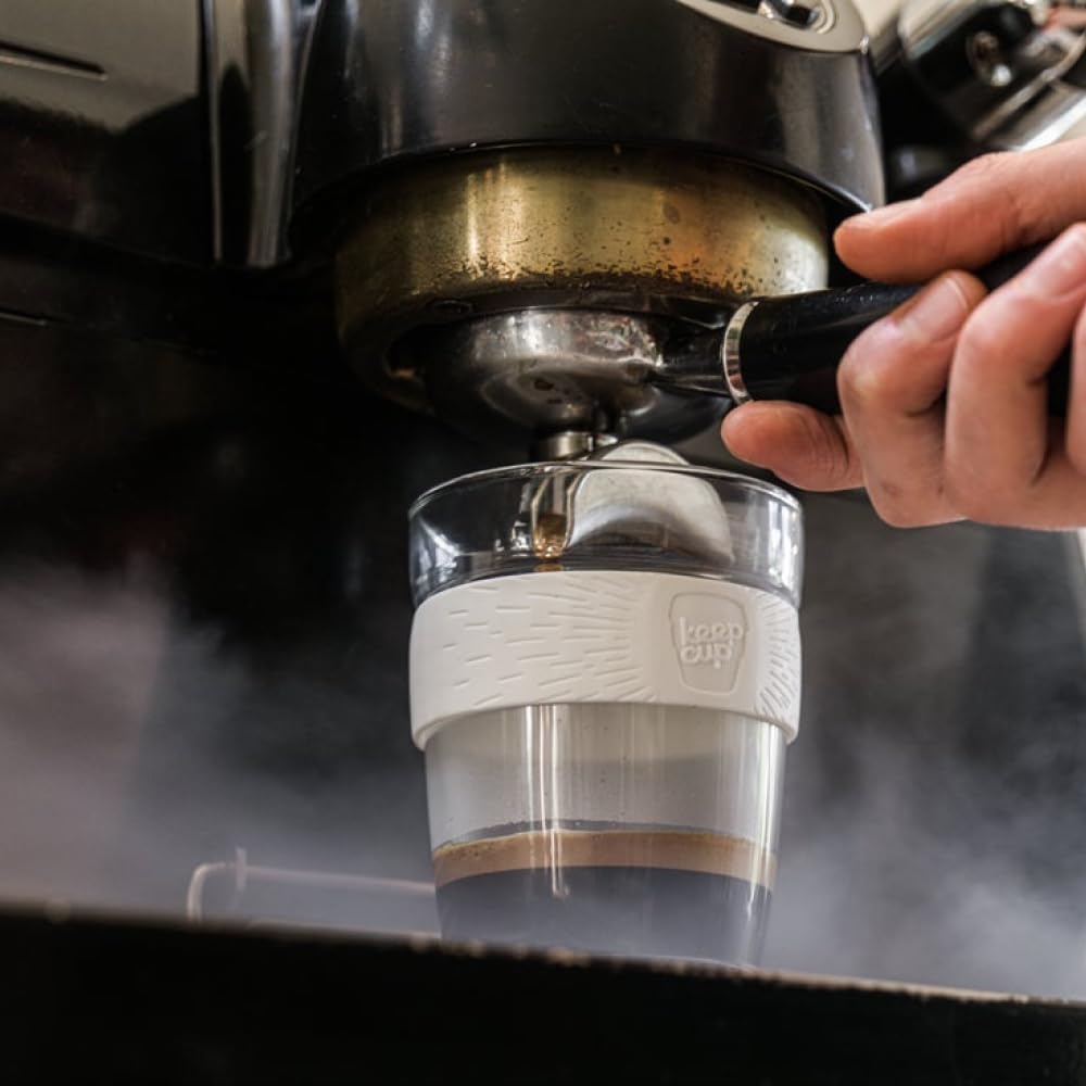 KeepCup Brew Reusable Coffee Cup | Tempered Glass & Splashproof Lid