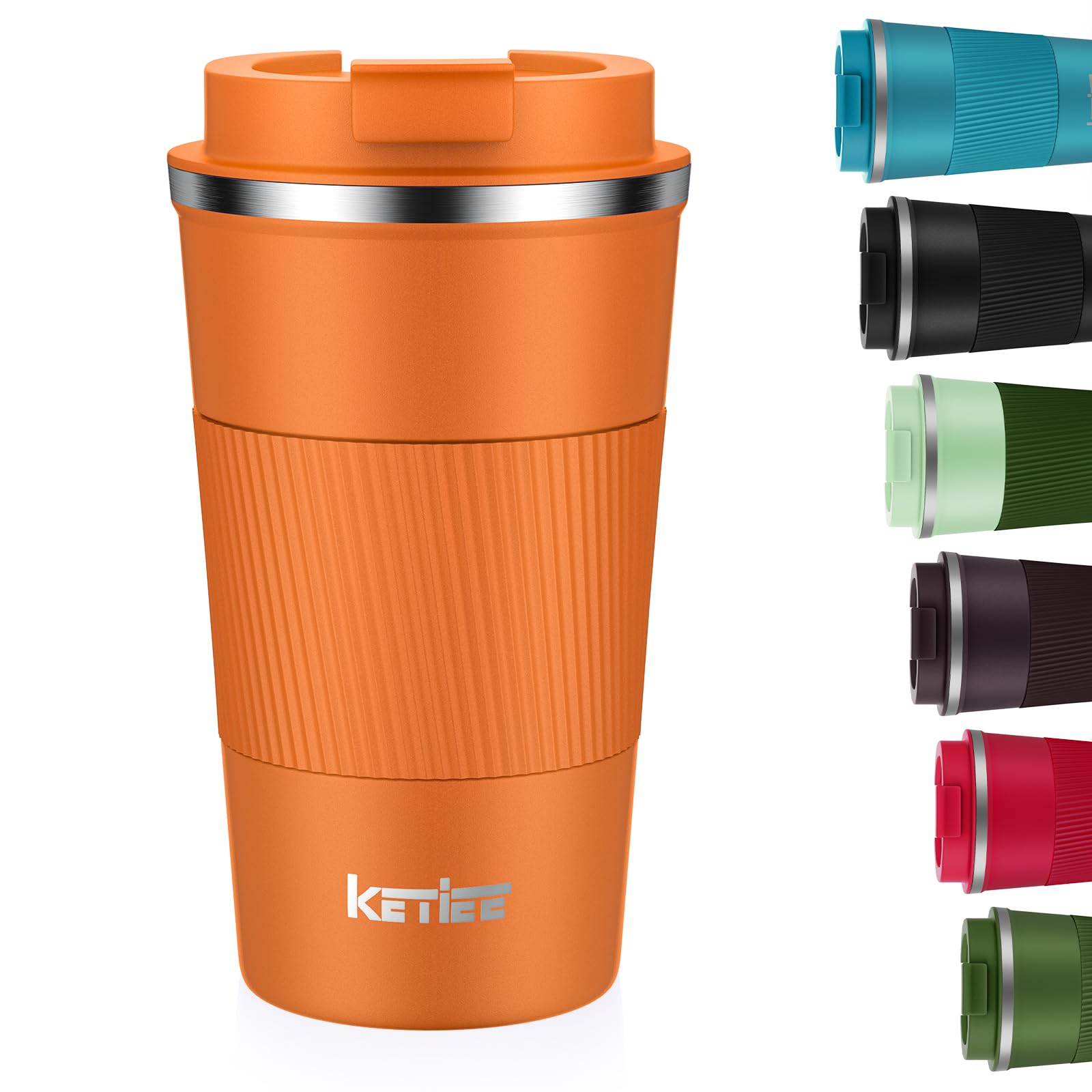 KETIEE Vacuum Insulated Travel Mug 380ml – Grass Green