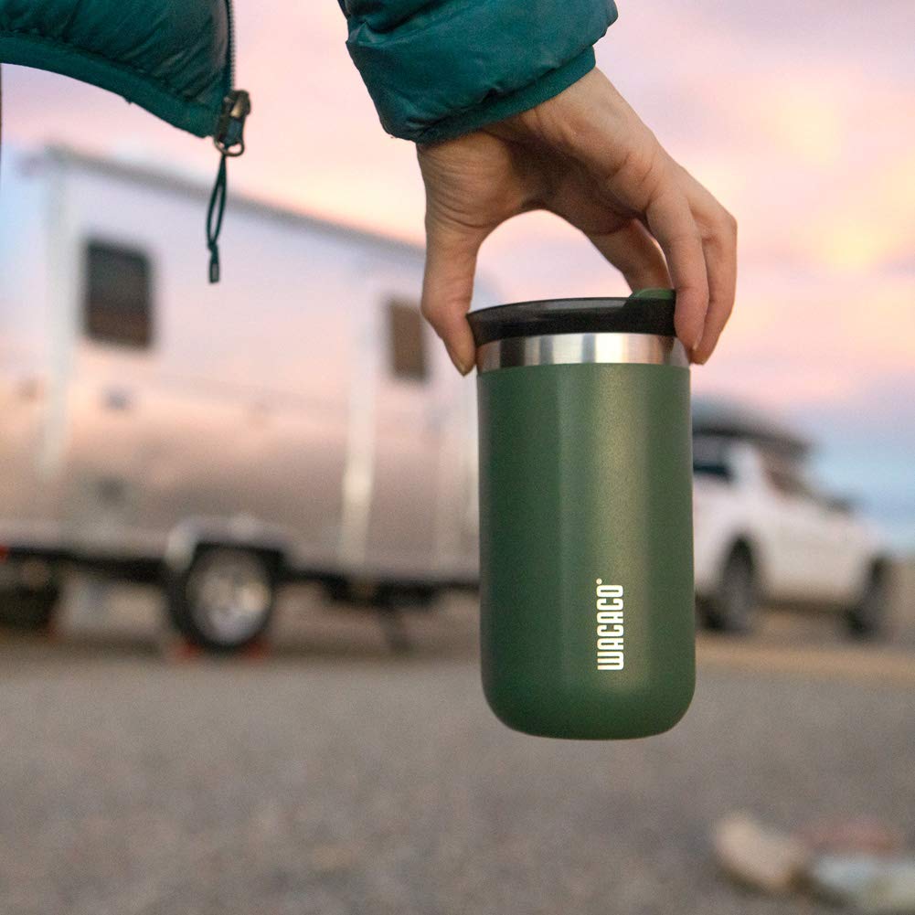 WACACO Octaroma Classico Vacuum Insulated Travel Mug – Double-Wall Stainless Steel Tumbler with Lid | 6 fl oz / 10 fl oz / 15 fl oz | Multiple Colours