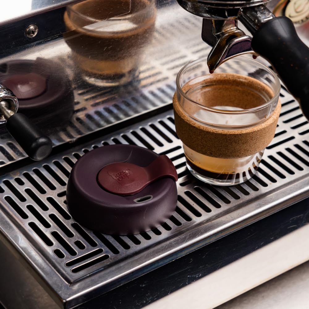 KeepCup Brew Cork - Reusable Coffee Cup Tempered Glass and Natural Cork, Extra Small 6oz/177ml - Daybreak
