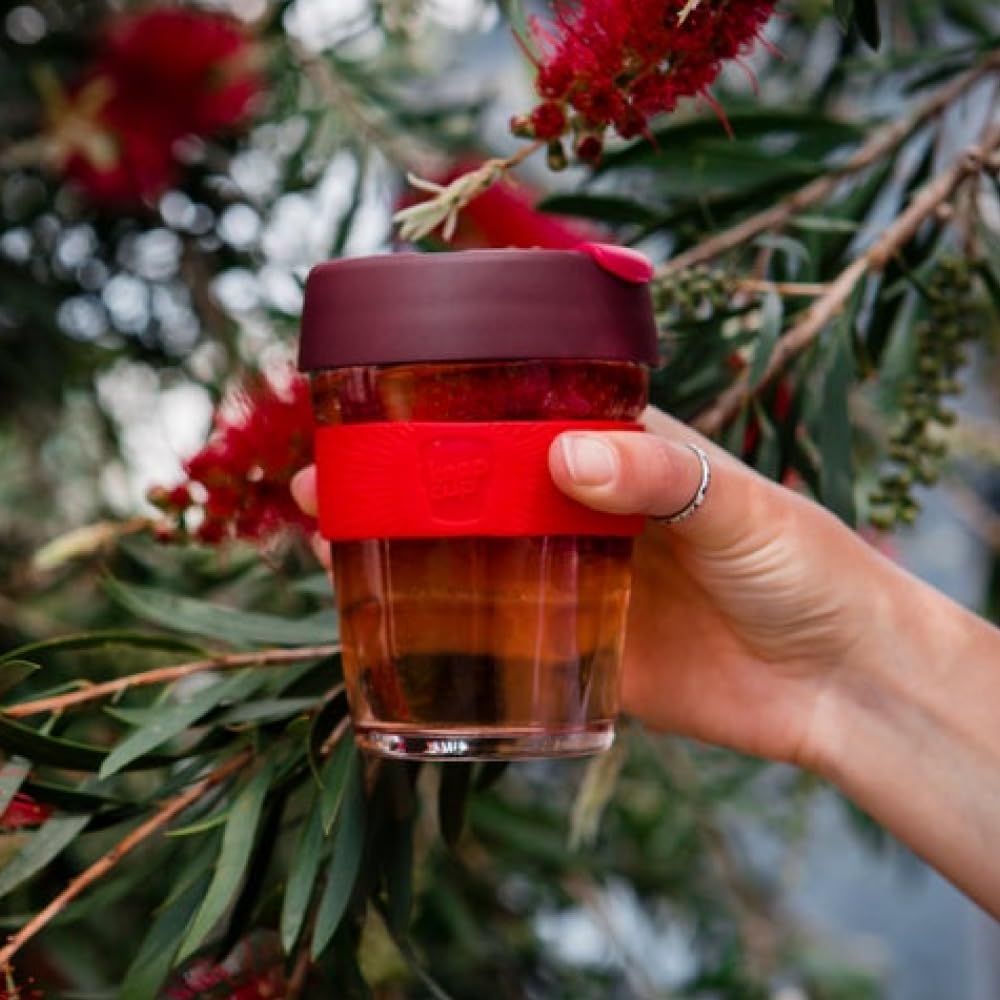 KeepCup Brew Reusable Coffee Cup | Tempered Glass & Splashproof Lid
