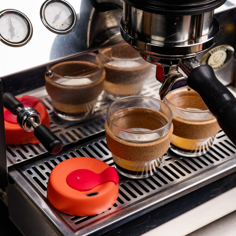 KeepCup Brew Cork - Reusable Coffee Cup Tempered Glass and Natural Cork, Extra Small 6oz/177ml - Daybreak