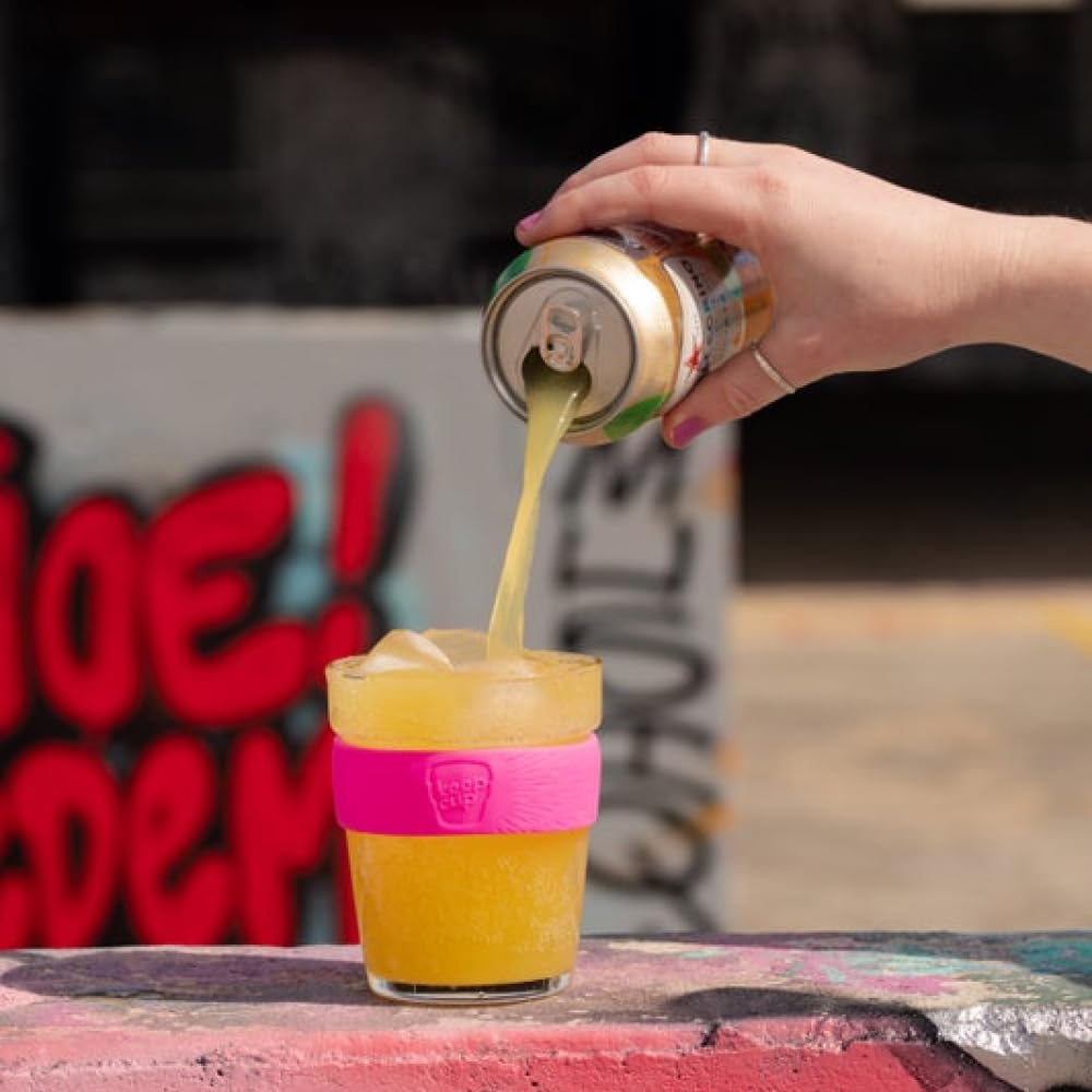 KeepCup Brew Reusable Coffee Cup | Tempered Glass & Splashproof Lid