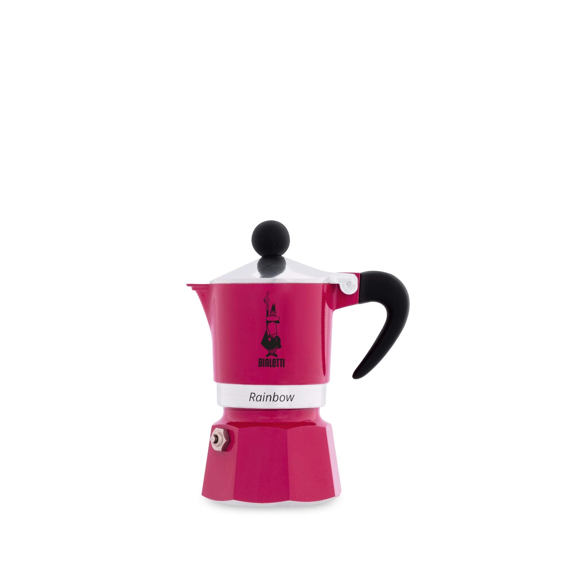 Bialetti Rainbow Caffettiera Colorata, Alluminio, Giallo, 3 Tazze