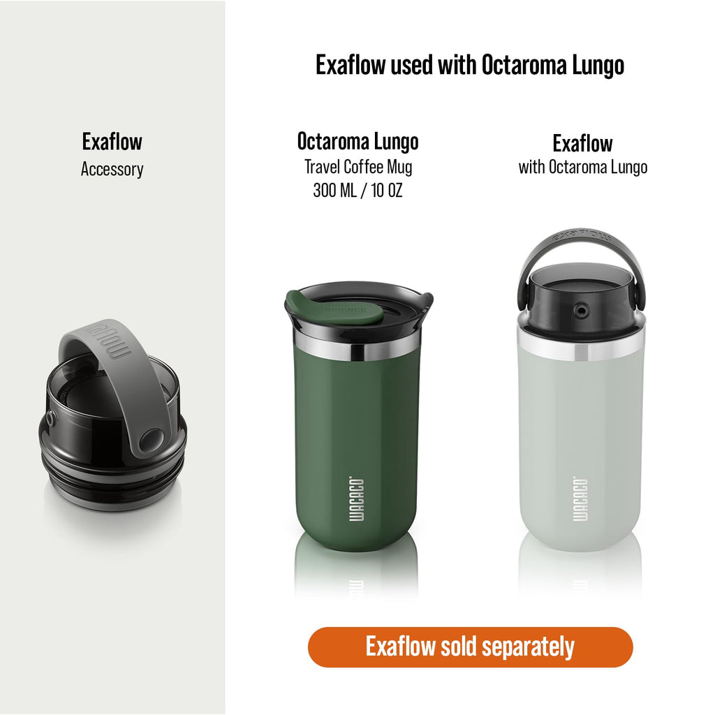 WACACO Octaroma Classico Vacuum Insulated Travel Mug – Double-Wall Stainless Steel Tumbler with Lid | 6 fl oz / 10 fl oz / 15 fl oz | Multiple Colours