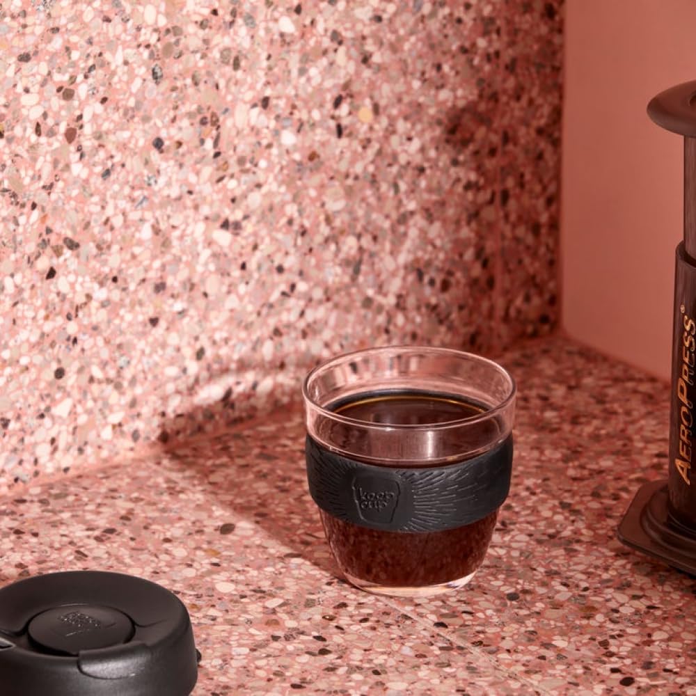 KeepCup Brew Reusable Coffee Cup | Tempered Glass & Splashproof Lid