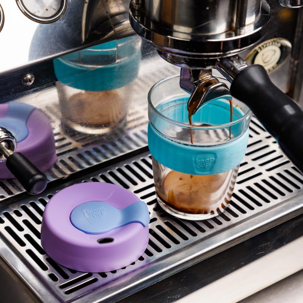 KeepCup Brew Reusable Coffee Cup | Tempered Glass & Splashproof Lid