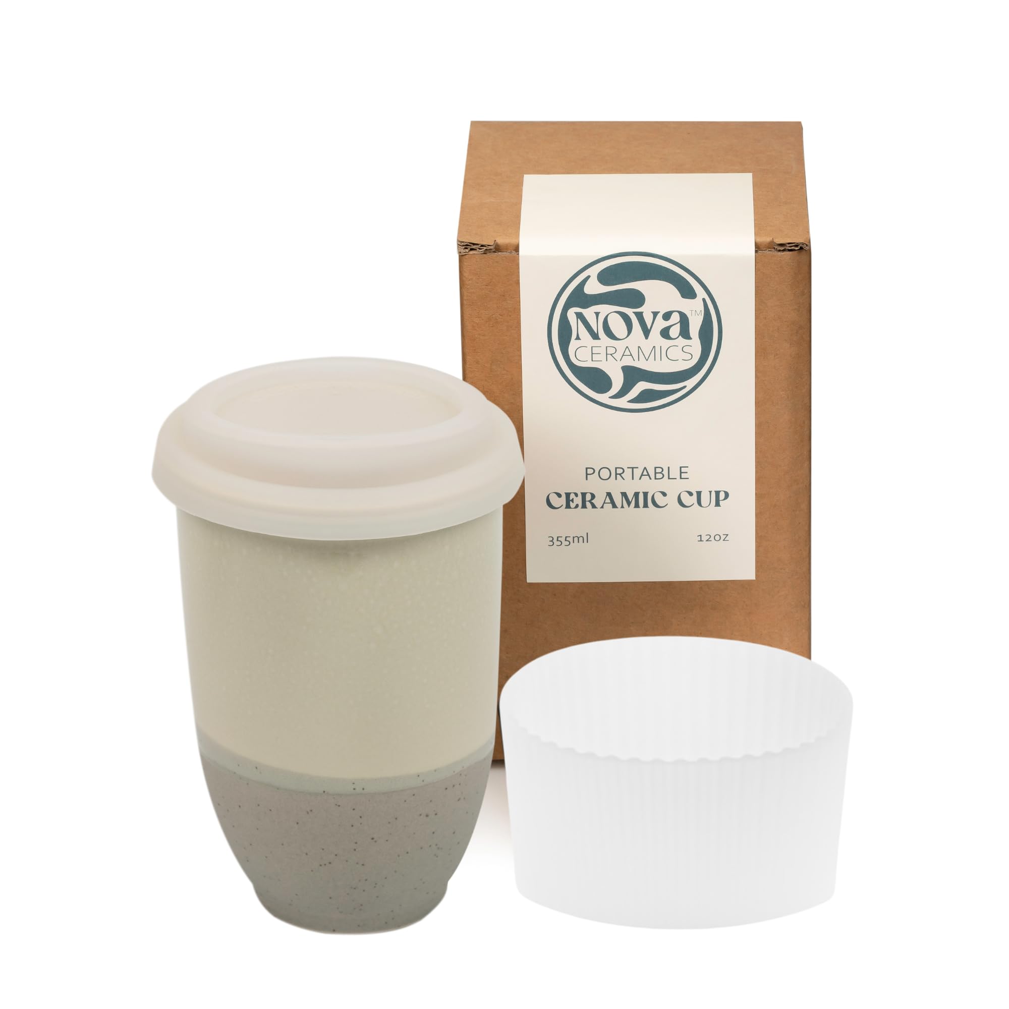 NOVA CERAMICS Ceramic Travel Mug 12oz – Monsoon