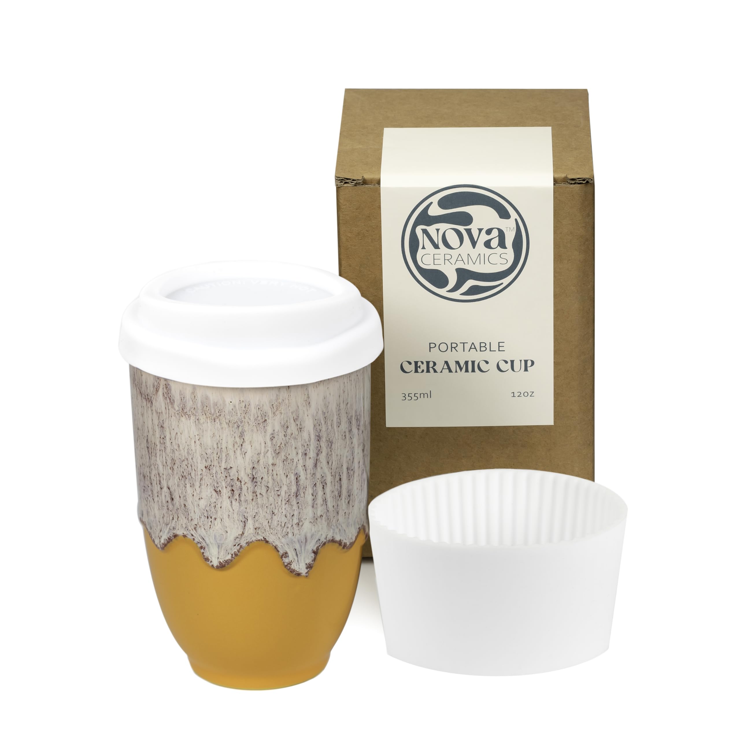 NOVA CERAMICS Ceramic Travel Mug 12oz – Monsoon