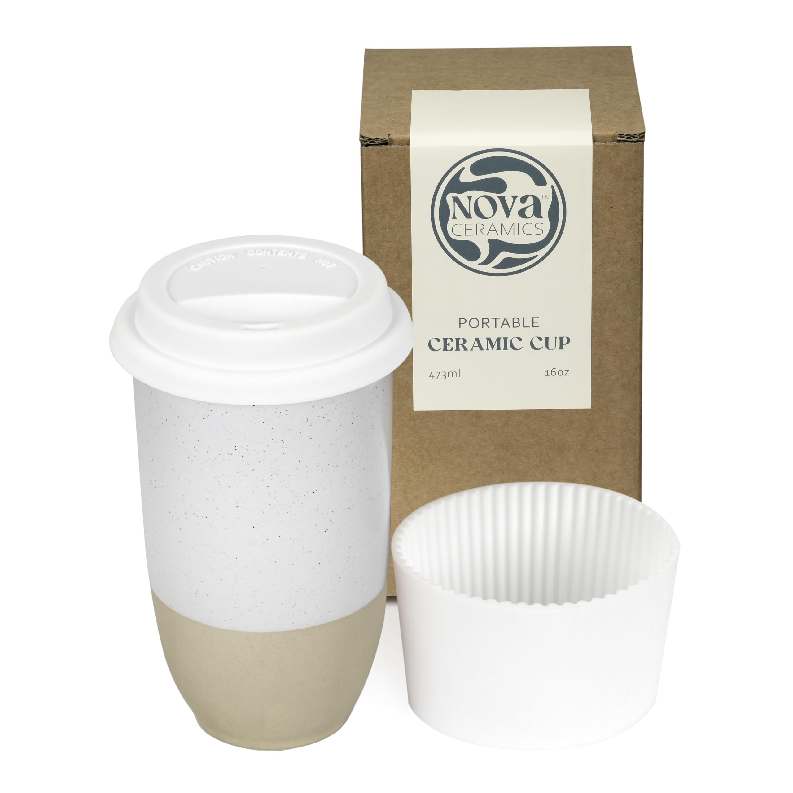 NOVA CERAMICS Ceramic Travel Mug 12oz – Monsoon