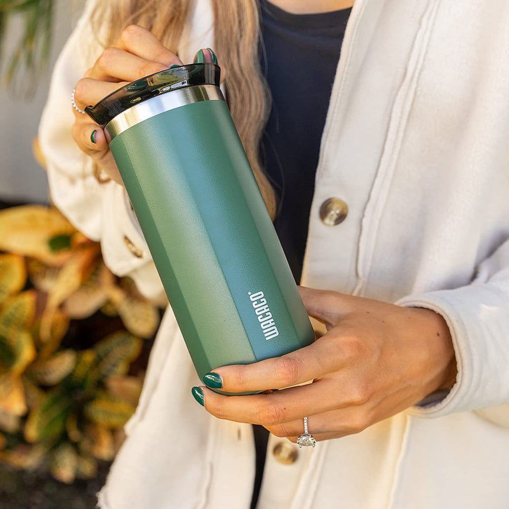 WACACO Octaroma Classico Vacuum Insulated Travel Mug – Double-Wall Stainless Steel Tumbler with Lid | 6 fl oz / 10 fl oz / 15 fl oz | Multiple Colours