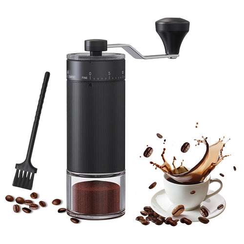 Manual Coffee Grinder 30g Capacity, Coffee Bean Hand Grinder with 40 Adjustable Settings for French Press, Drip, Espresso, Moka pots
