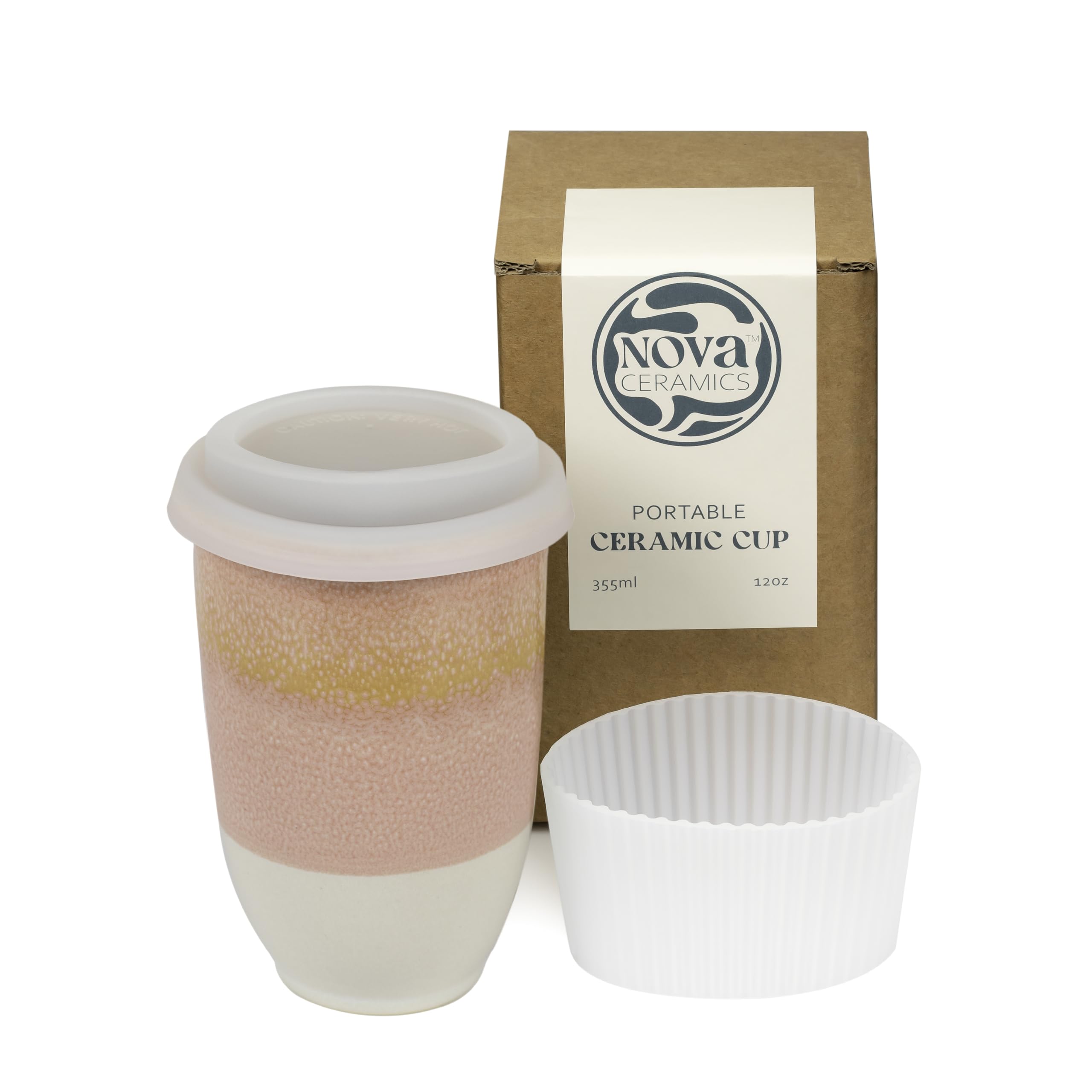 NOVA CERAMICS Ceramic Travel Mug 12oz – Monsoon
