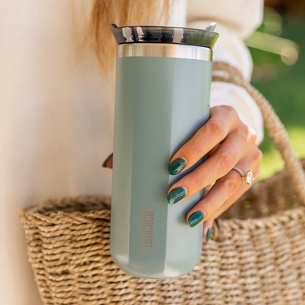 WACACO Octaroma Classico Vacuum Insulated Travel Mug – Double-Wall Stainless Steel Tumbler with Lid | 6 fl oz / 10 fl oz / 15 fl oz | Multiple Colours