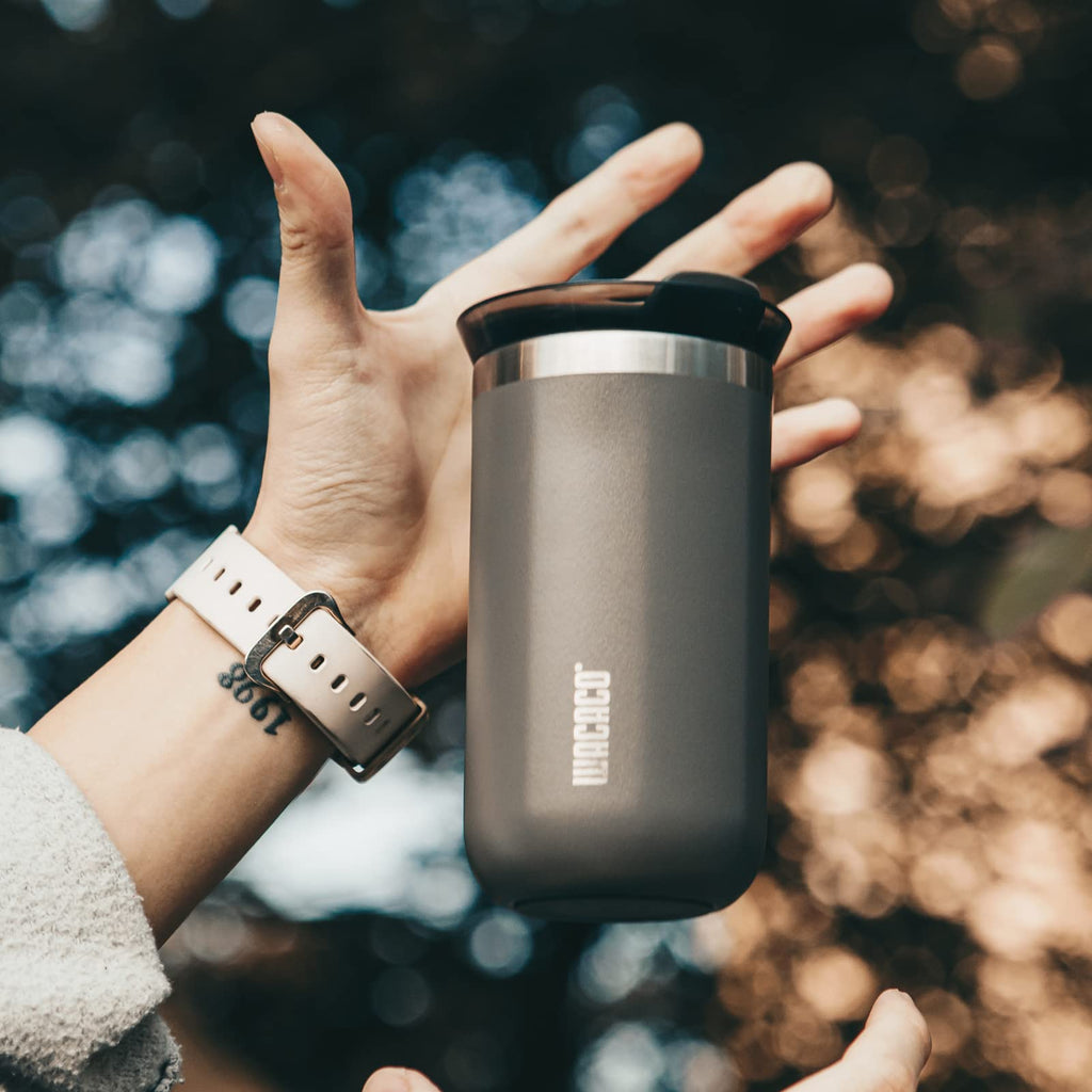 WACACO Octaroma Classico Vacuum Insulated Travel Mug – Double-Wall Stainless Steel Tumbler with Lid | 6 fl oz / 10 fl oz / 15 fl oz | Multiple Colours