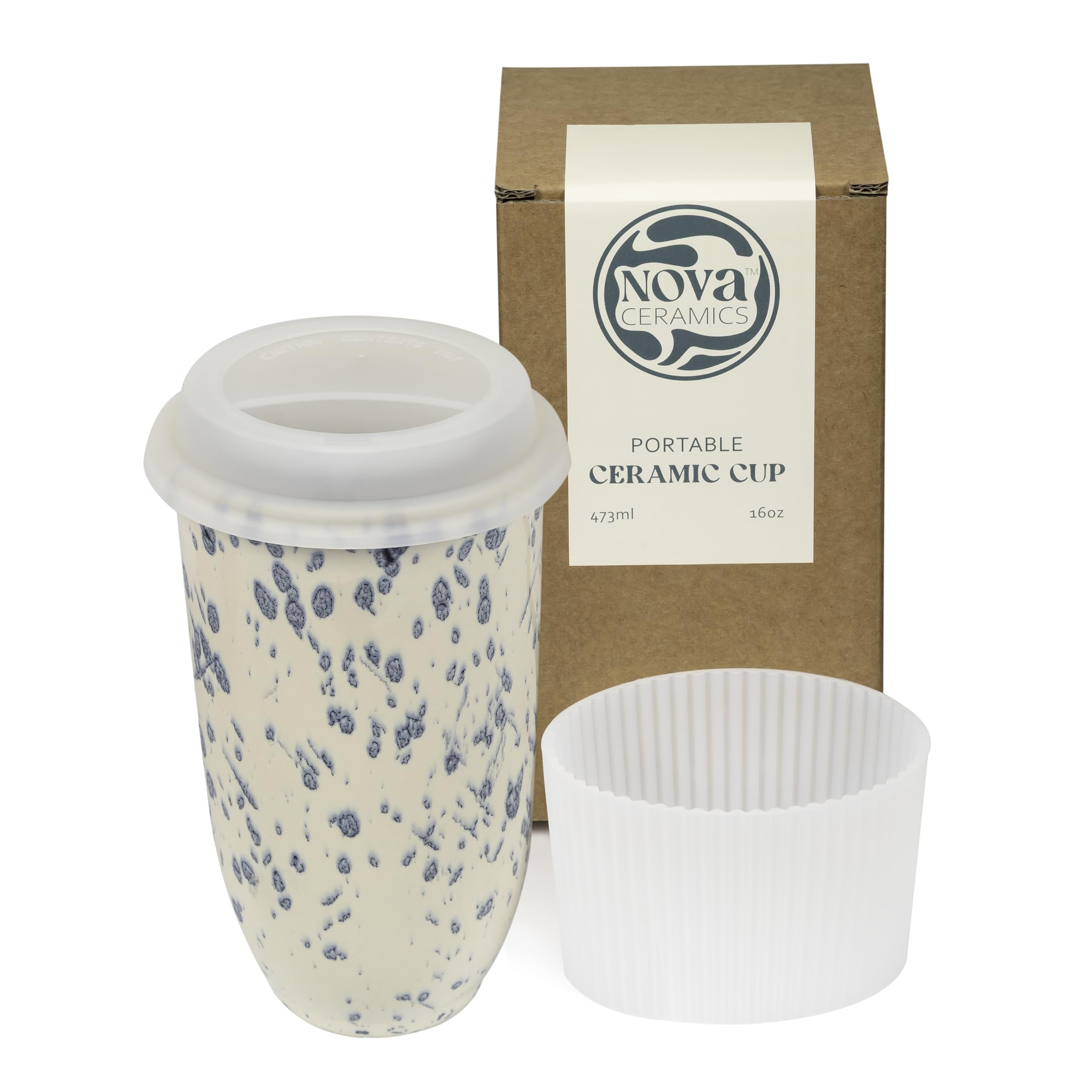 NOVA CERAMICS Ceramic Travel Mug 12oz – Monsoon