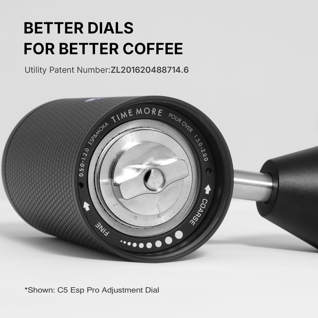 TIMEMORE Chestnut C3S Pro Manual Coffee Grinder, Premium Integrated All-Metal Design, Portable Hand Coffee Grinder with Foldable Handle, Suitable for Espresso to French Press, Black