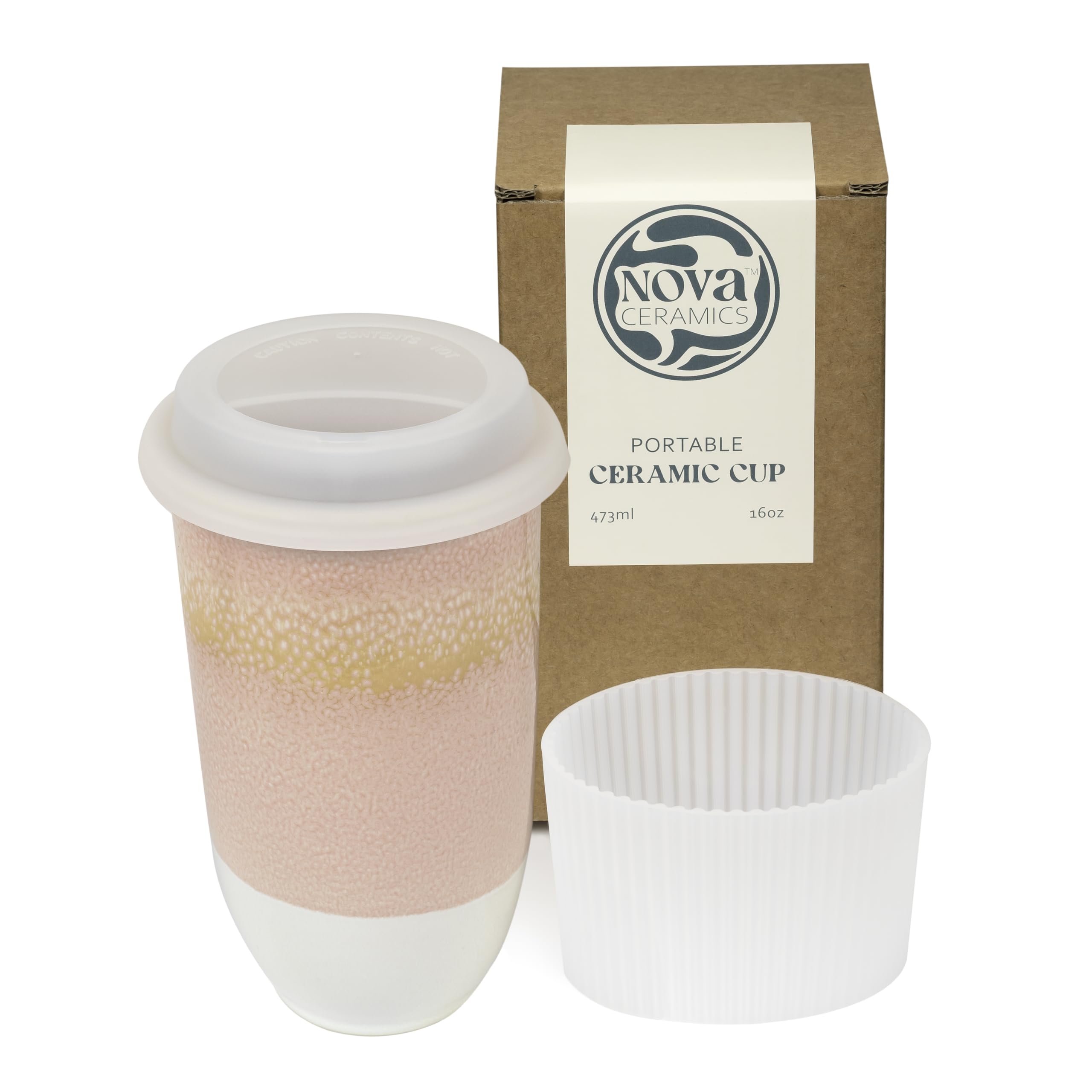 NOVA CERAMICS Ceramic Travel Mug 12oz – Monsoon