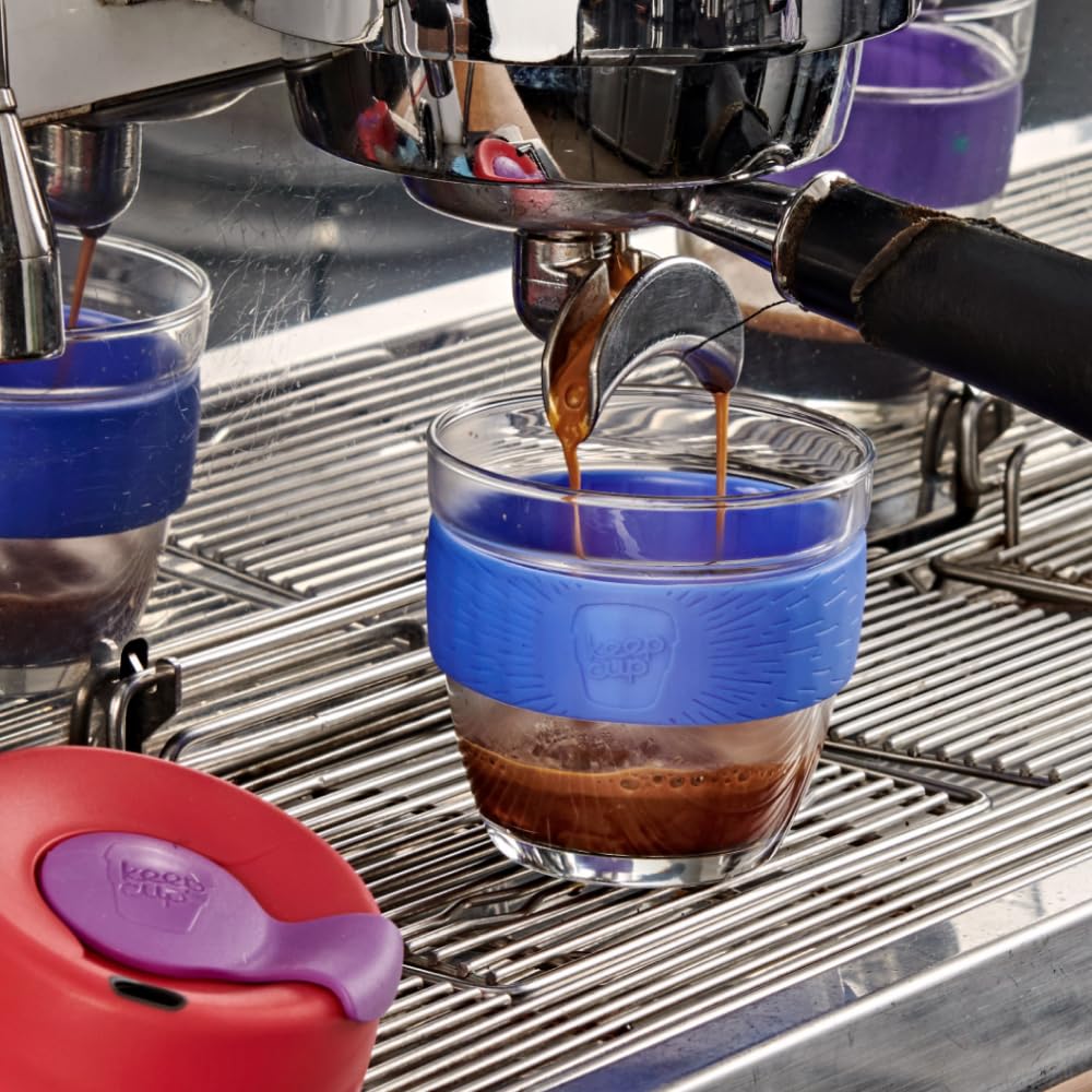KeepCup Brew Reusable Coffee Cup | Tempered Glass & Splashproof Lid