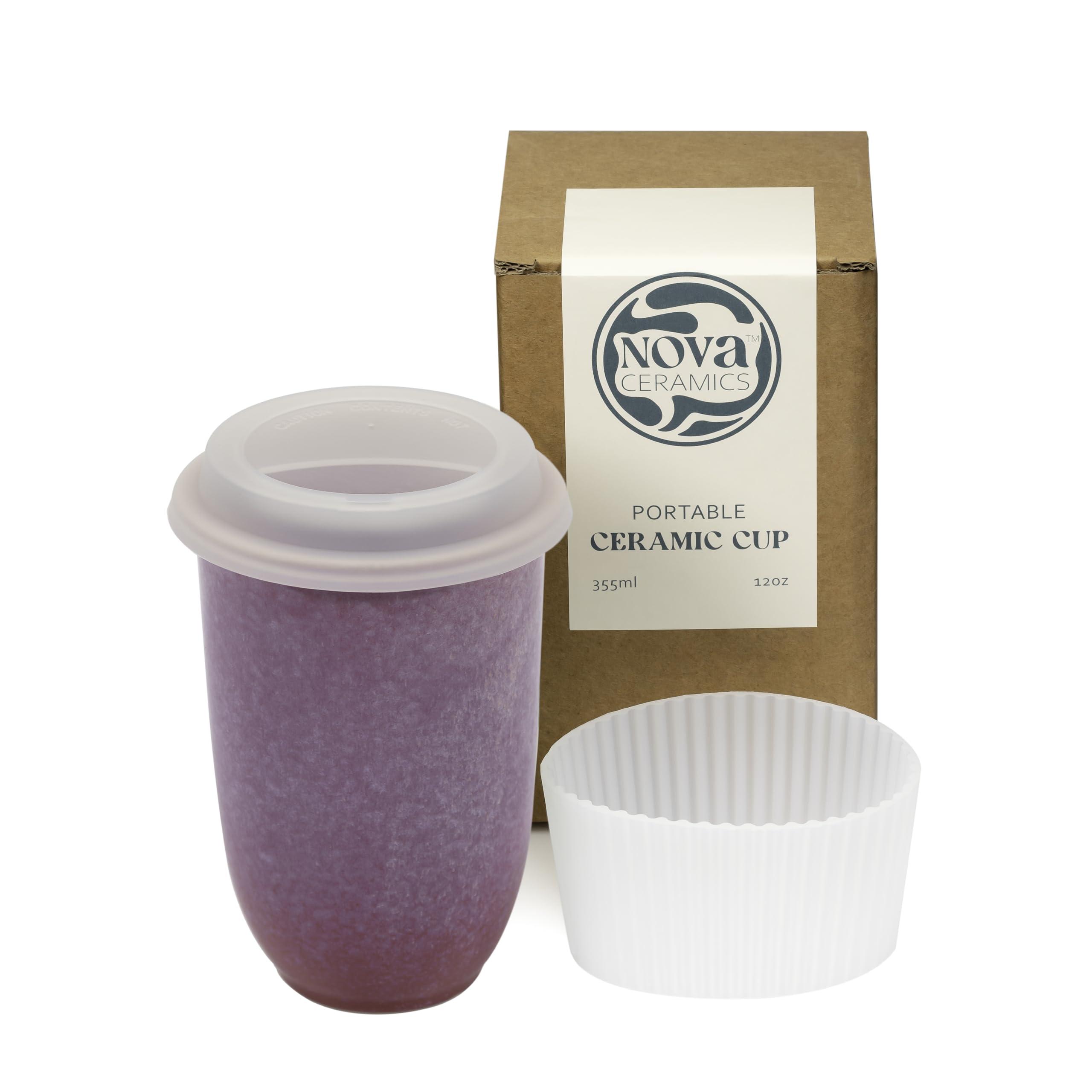 NOVA CERAMICS Ceramic Travel Mug 12oz – Monsoon