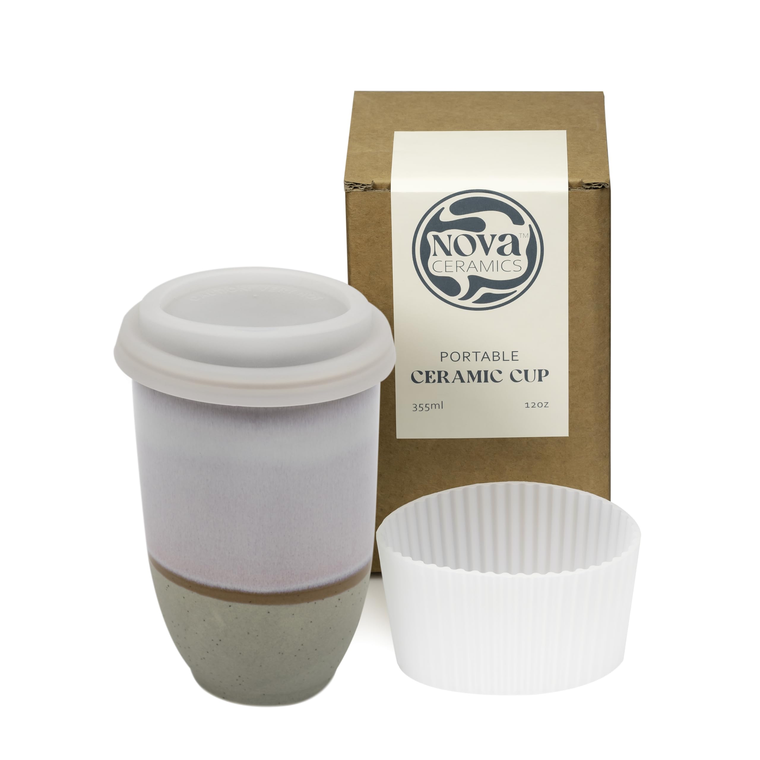 NOVA CERAMICS Ceramic Travel Mug 12oz – Monsoon
