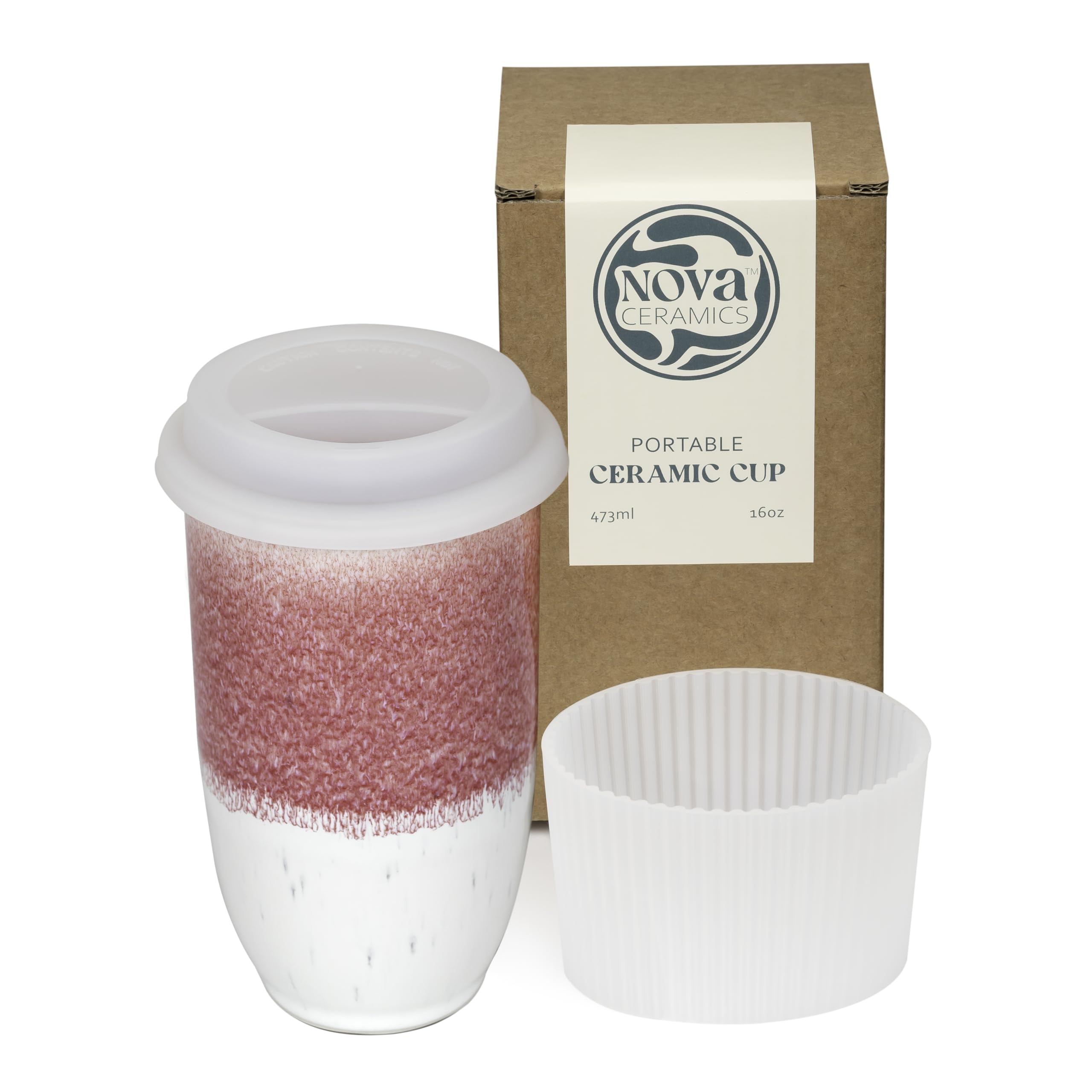 NOVA CERAMICS Ceramic Travel Mug 12oz – Monsoon
