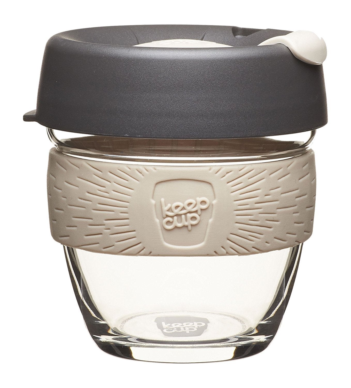 KeepCup Brew Reusable Coffee Cup | Tempered Glass & Splashproof Lid