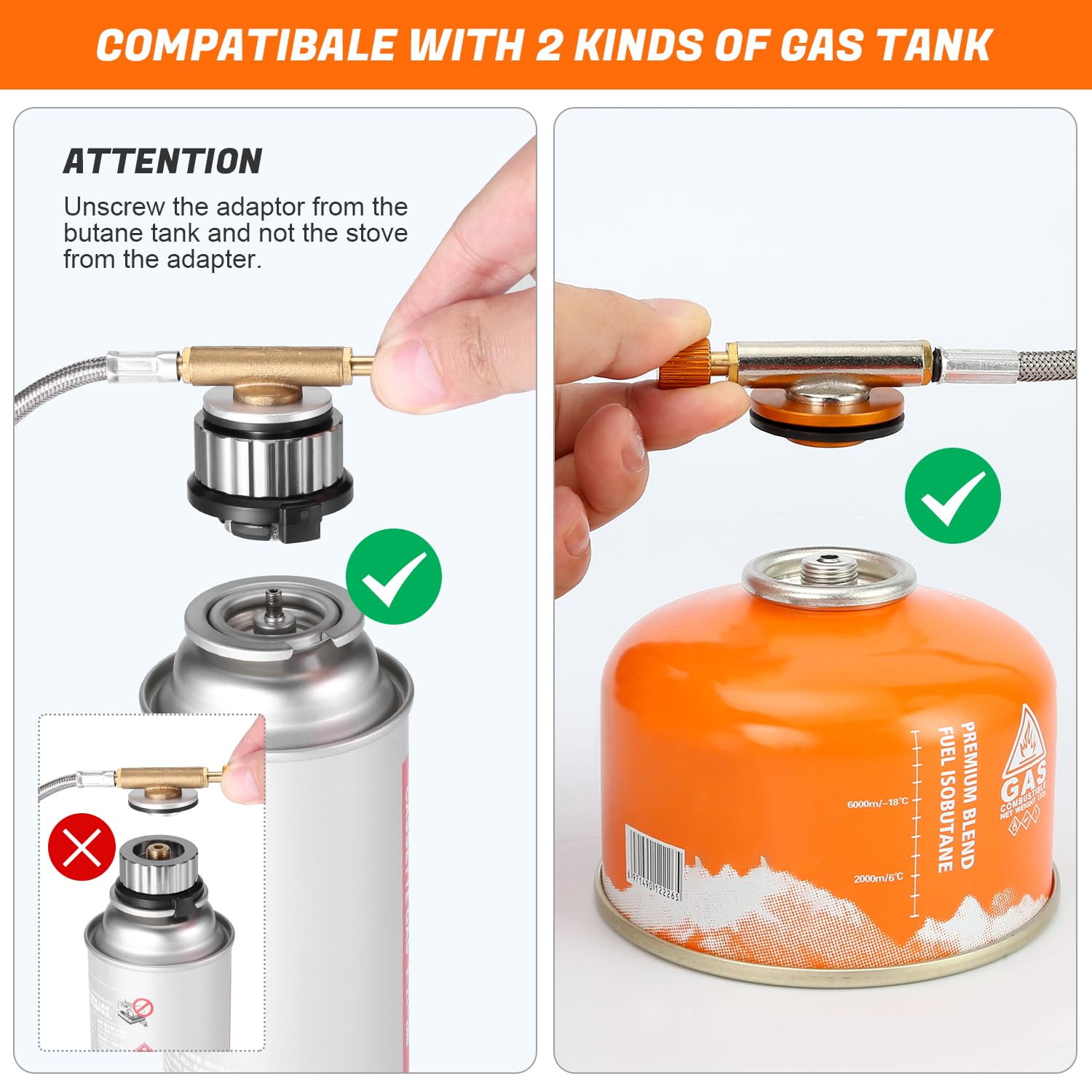 Odoland 3500W Windproof Camping Gas Stove Portable Collapsible Outdoor Camping Stove with Piezo Ignition Backpacking Stove for Outdoor Cooking Hiking Picnic and Trekking
