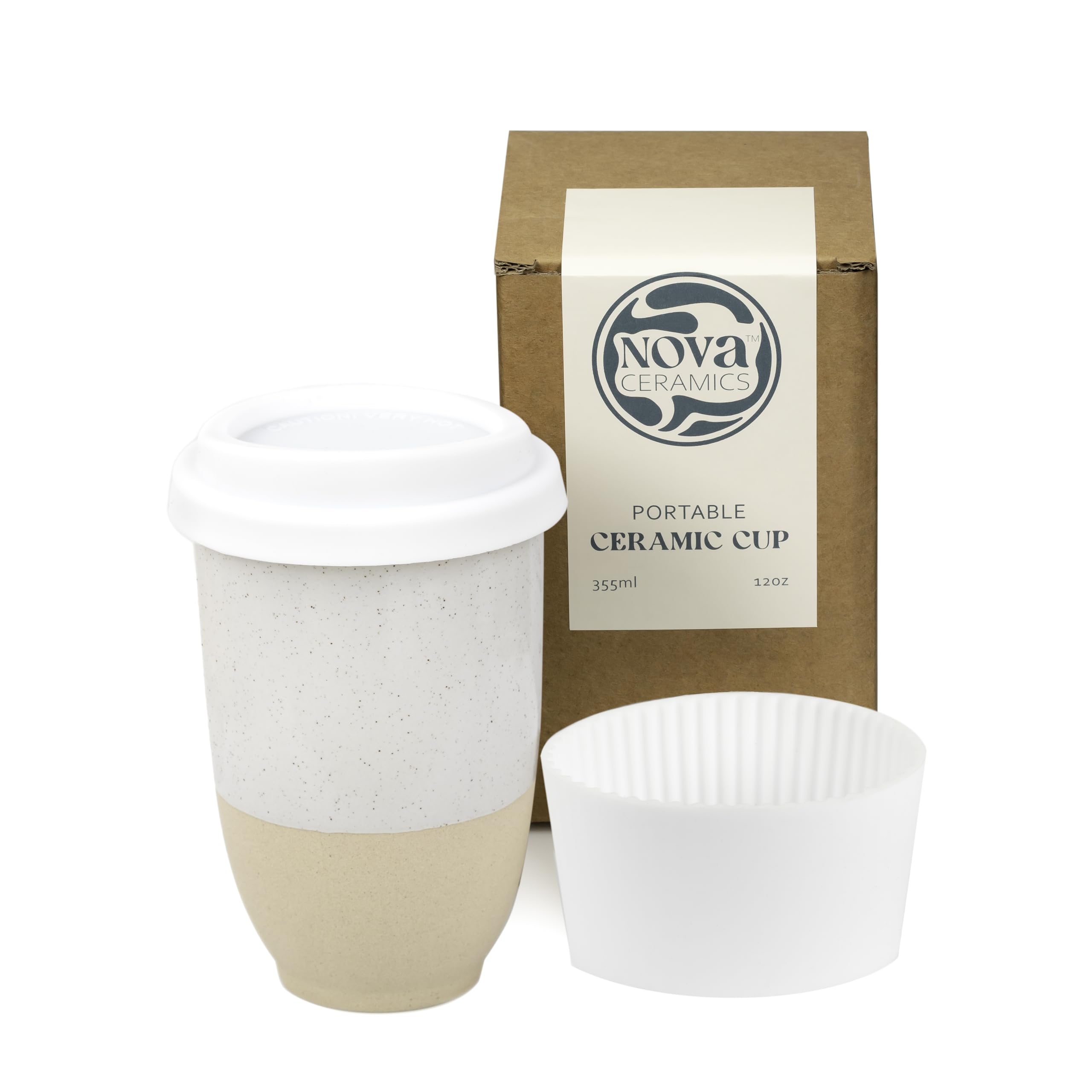 NOVA CERAMICS Ceramic Travel Mug 12oz – Monsoon