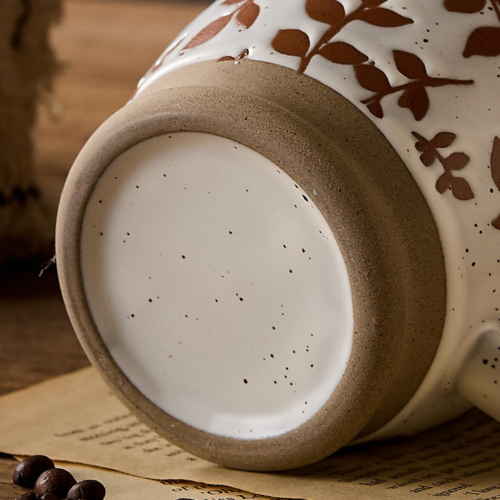 Swuut Rustic Ceramic Coffee Mugs – 18oz