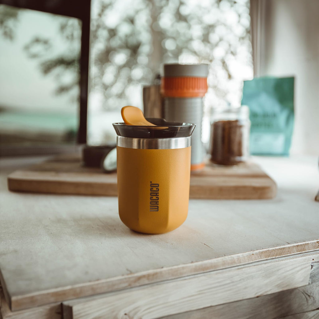 WACACO Octaroma Classico Vacuum Insulated Travel Mug – Double-Wall Stainless Steel Tumbler with Lid | 6 fl oz / 10 fl oz / 15 fl oz | Multiple Colours