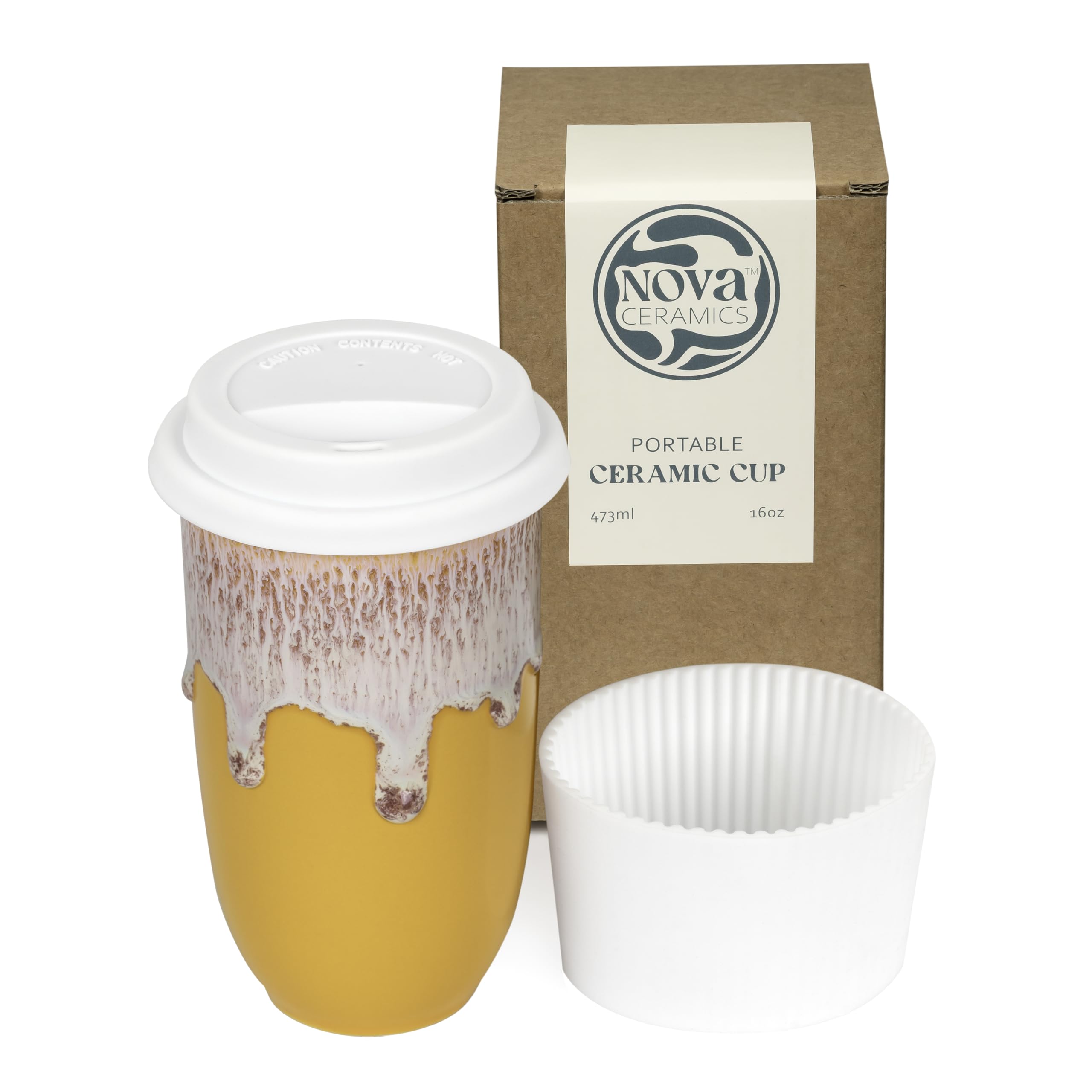 NOVA CERAMICS Ceramic Travel Mug 12oz – Monsoon