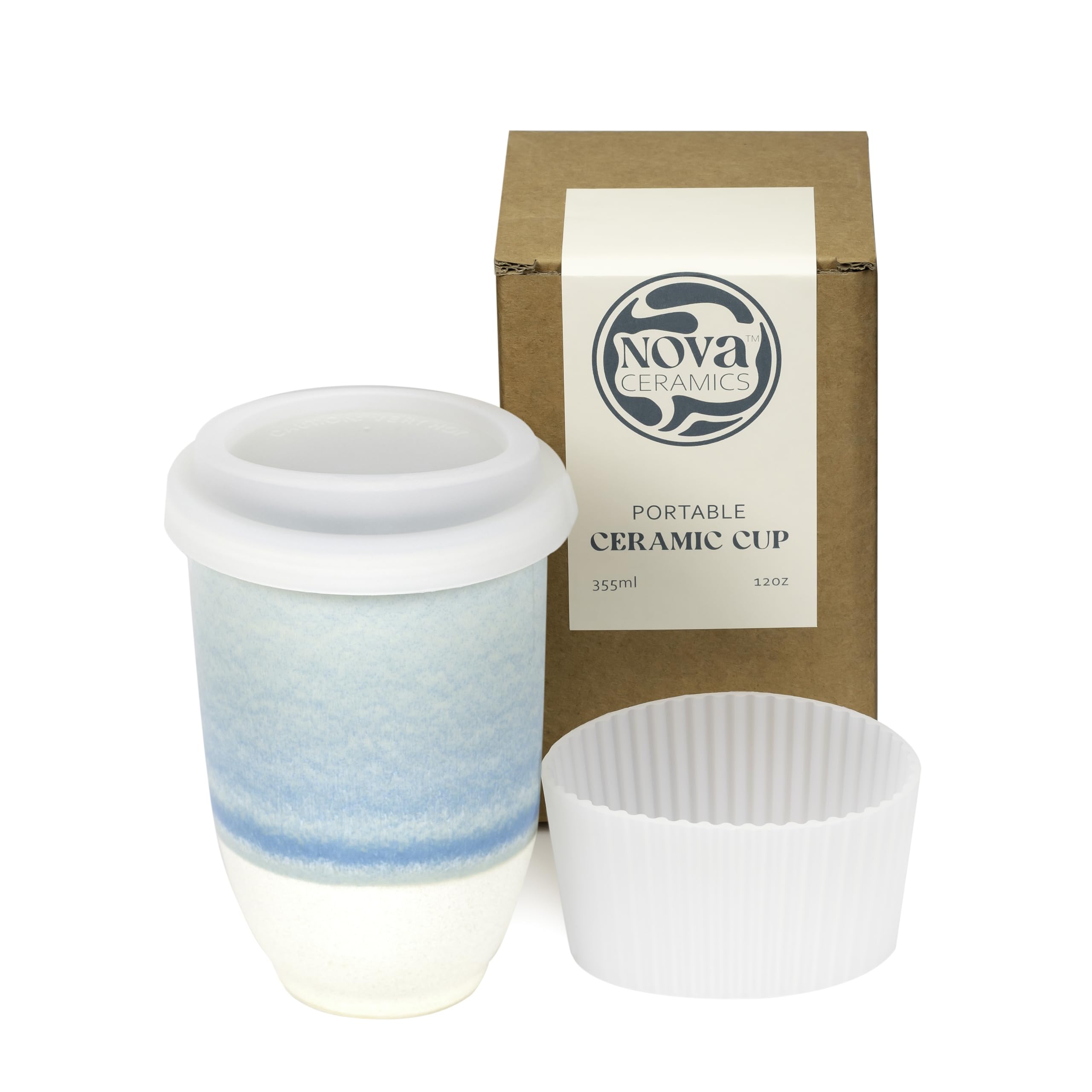 NOVA CERAMICS Ceramic Travel Mug 12oz – Monsoon