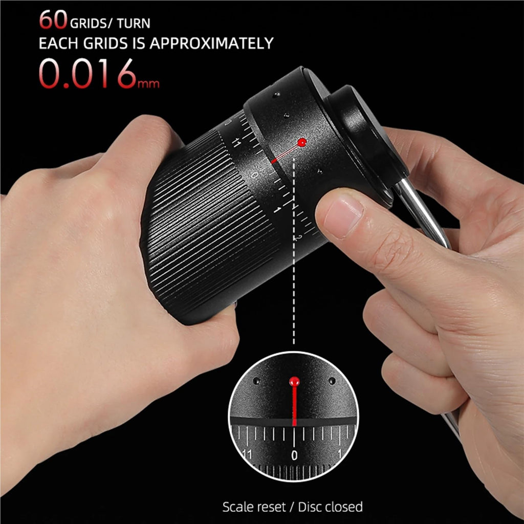 MHW-3BOMBER Manual Coffee Grinder | 0.016mm/Click Conical Burr | Adjustable Grind | Stainless Steel Barista Tool