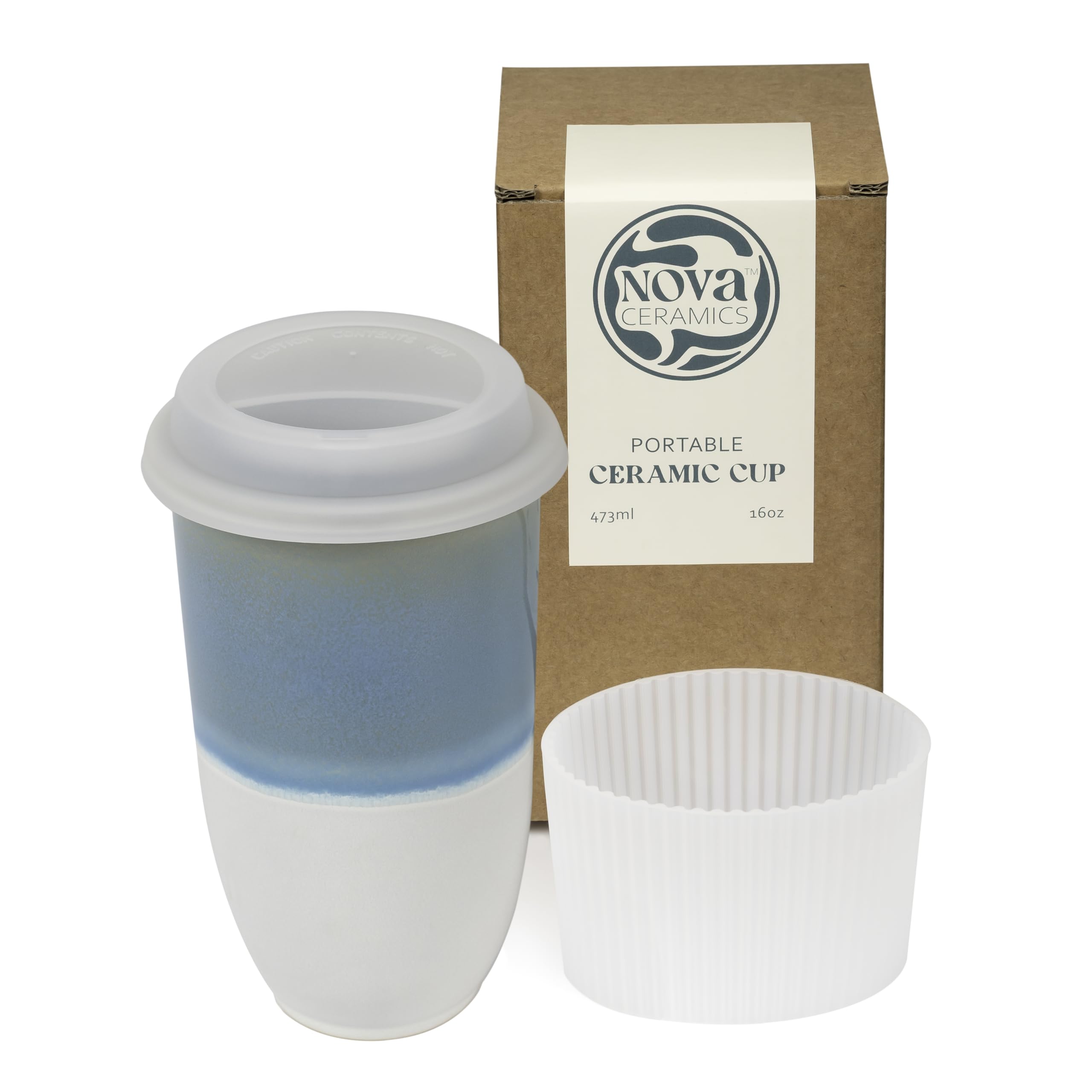 NOVA CERAMICS Ceramic Travel Mug 12oz – Monsoon